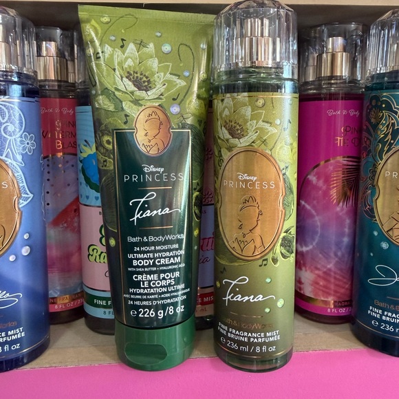 Bath & Body Works Other - Bbw Disney princess Tiana Body Cream and Mist Set - Green
